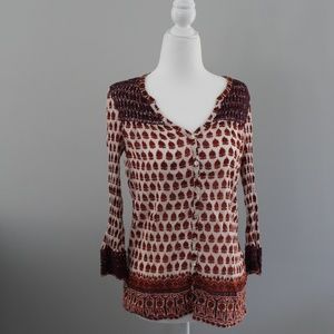 Luck Brand Bohemian Blouse (S)